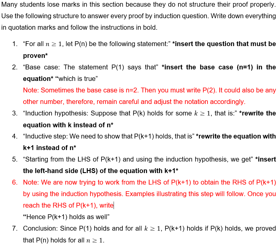 Proof By Induction – IB Math Tips